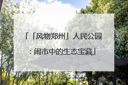 「风物郑州」人民公园：闹市中的生态宝藏
