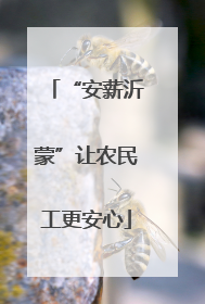 “安薪沂蒙”让农民工更安心