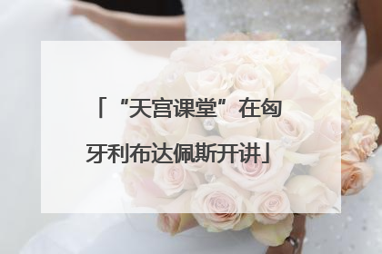 “天宫课堂”在匈牙利布达佩斯开讲