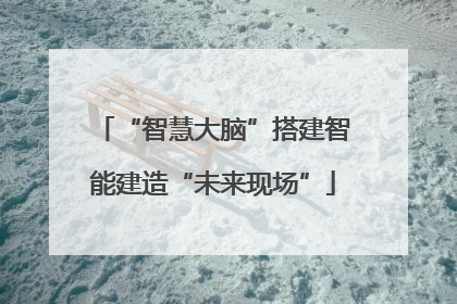 “智慧大脑”搭建智能建造“未来现场”