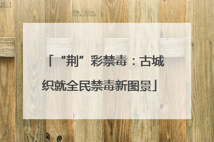 “荆”彩禁毒：古城织就全民禁毒新图景
