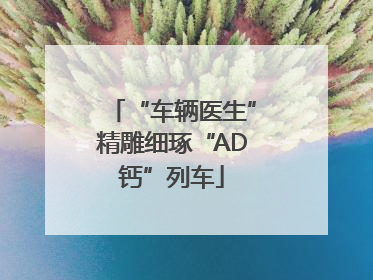 “车辆医生”精雕细琢“AD钙”列车