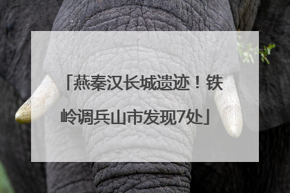 燕秦汉长城遗迹！铁岭调兵山市发现7处