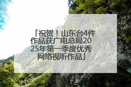 祝贺！山东台4件作品获广电总局2025年第一季度优秀网络视听作品