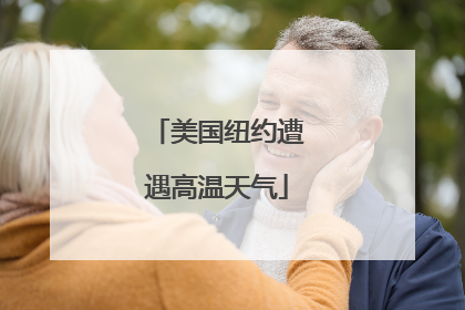 美国纽约遭遇高温天气