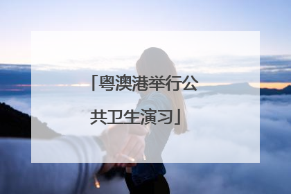 粤澳港举行公共卫生演习