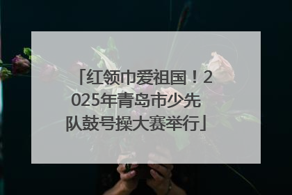 红领巾爱祖国！2025年青岛市少先队鼓号操大赛举行