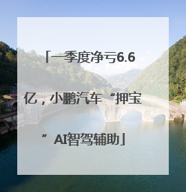 一季度净亏6.6亿，小鹏汽车“押宝”AI智驾辅助