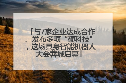 与7家企业达成合作、发布多项“硬科技”，这场具身智能机器人大会蓉城启幕