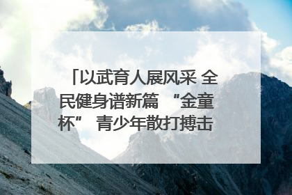 以武育人展风采 全民健身谱新篇 “金童杯” 青少年散打搏击邀请赛圆满落幕