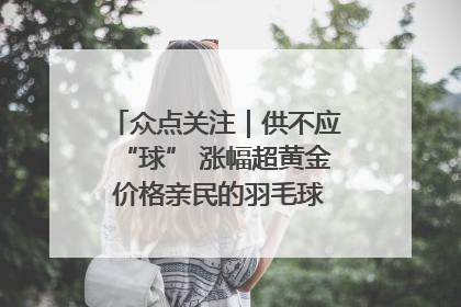 众点关注｜供不应“球” 涨幅超黄金 价格亲民的羽毛球为何身价飞涨？