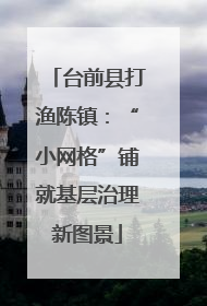 台前县打渔陈镇：“小网格”铺就基层治理新图景
