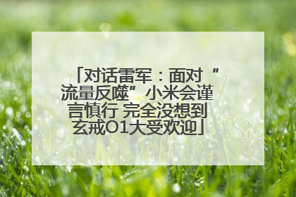 对话雷军：面对“流量反噬”小米会谨言慎行 完全没想到玄戒O1大受欢迎