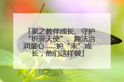 家之教伴成长、守护“折翼天使”、趣法治润童心……护“未”成长，他们这样做