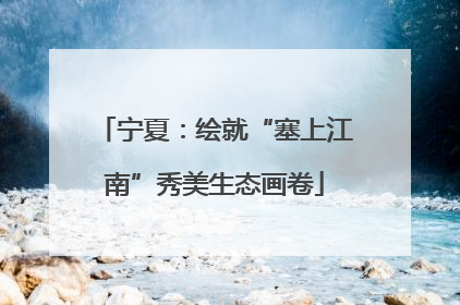 宁夏：绘就“塞上江南”秀美生态画卷
