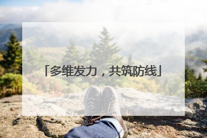 多维发力，共筑防线