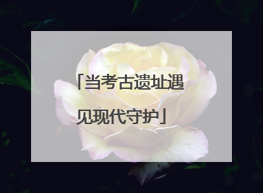 当考古遗址遇见现代守护