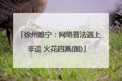 徐州睢宁：网络普法遇上非遗 火花四溅(图)