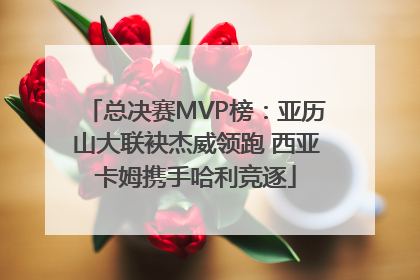 总决赛MVP榜：亚历山大联袂杰威领跑 西亚卡姆携手哈利竞逐