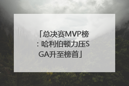 总决赛MVP榜：哈利伯顿力压SGA升至榜首