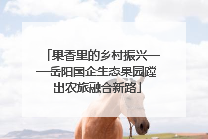 果香里的乡村振兴——岳阳国企生态果园蹚出农旅融合新路