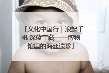 文化中国行｜浪起千帆 深蓝宝藏——博物馆里的海丝遗珍