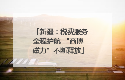 新疆：税费服务全程护航 “商博磁力”不断释放
