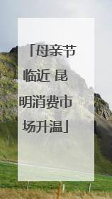 母亲节临近 昆明消费市场升温