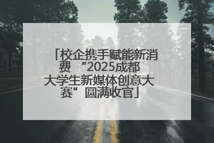校企携手赋能新消费 “2025成都大学生新媒体创意大赛”圆满收官
