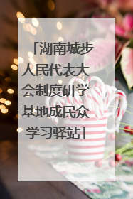 湖南城步人民代表大会制度研学基地成民众学习驿站