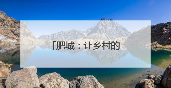 肥城：让乡村的“夜”更有魅力