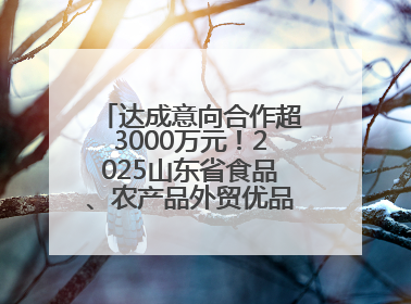 达成意向合作超3000万元！2025山东省食品、农产品外贸优品购物节闭幕
