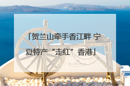 贺兰山牵手香江畔 宁夏特产“走红”香港