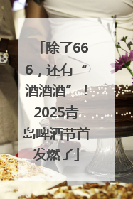 除了666，还有“酒酒酒”！2025青岛啤酒节首发燃了