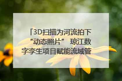 3D扫描为河流拍下“动态照片” 琼江数字孪生项目赋能流域管理｜新闻发布最前线