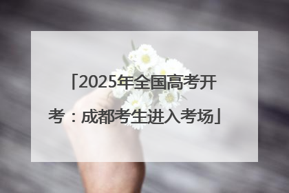 2025年全国高考开考：成都考生进入考场