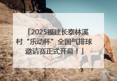 2025福建长泰林溪村“乐动杯”全国气排球邀请赛正式开幕！