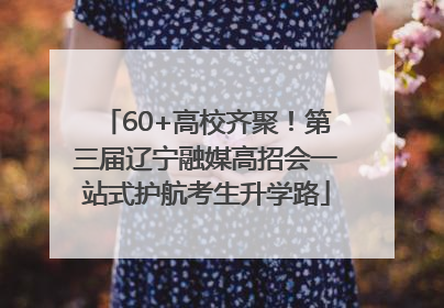 60+高校齐聚！第三届辽宁融媒高招会一站式护航考生升学路