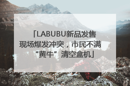 LABUBU新品发售现场爆发冲突，市民不满“黄牛”清空盒机