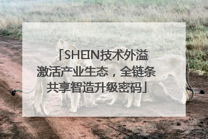 SHEIN技术外溢激活产业生态，全链条共享智造升级密码